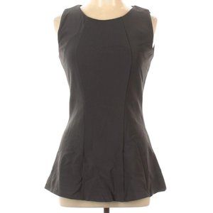 SOLDBoston Proper Sleeveless Blouse  Gray Peplum | 8